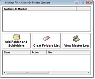 Monitor File Changes In Folders Software screenshot